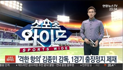 [프로배구] '격한 항의' 김종민 감독, 1경기 출장정지·벌금 200만원