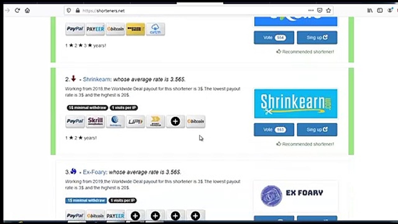 Top Acortadores Que Mas Pagan CPM 3.92 - Pagando Desde 2016 Paypal Payer Bitcoin