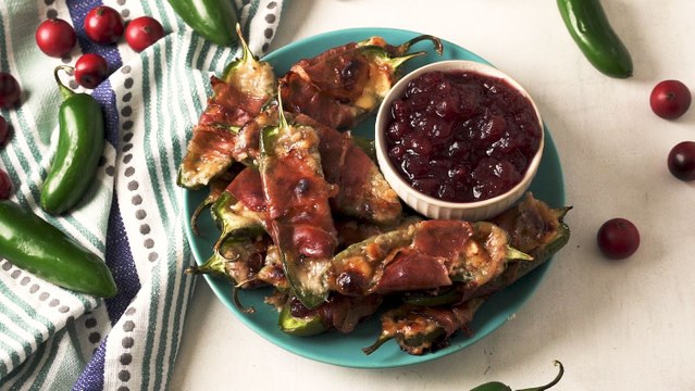 Cranberry Brie Jalapeño Poppers Are Perfectly Spicy