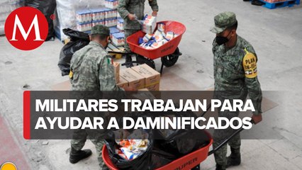 Sedena traslada más de 108 toneladas de víveres a Tabasco