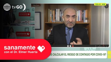 ¿Cómo podemos calcular el riesgo de contagio por COVID? | Sanamente con el Doctor Elmer Huerta (HOY)