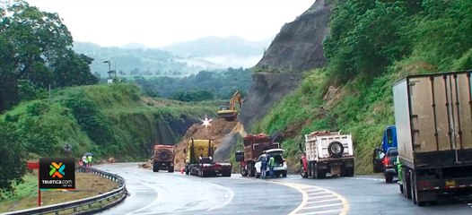 lanamme advierte de 22 punto de deslizamientos en ruta 27