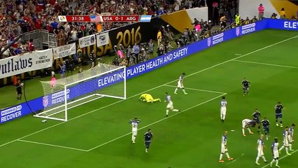 First Puskas Nominated Free Kick  - Messi Free Kick Goal vs USA