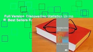 Full Version  Discovering Statistics Using R  Best Sellers Rank : #2