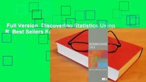 Full Version  Discovering Statistics Using R  Best Sellers Rank : #2