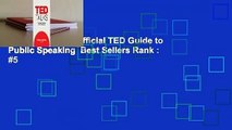 TED Talks: The Official TED Guide to Public Speaking  Best Sellers Rank : #5