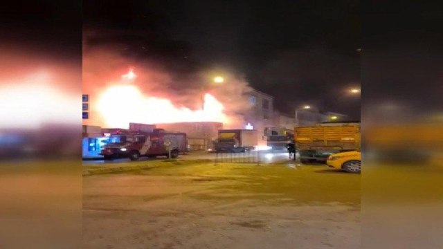 Bahçelievler’de tekstil atölyesinde yangın: 2 yaralı