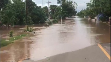Serious flooding from Iota in Honduras