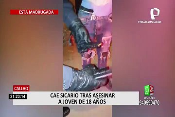 Cae peligroso sicario extranjero en el Callao