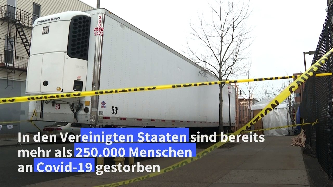 Mehr als 250.000 Corona-Tote in den USA