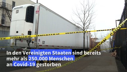 Mehr als 250.000 Corona-Tote in den USA