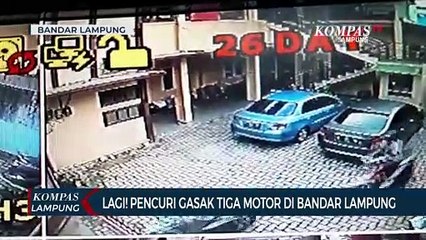 Lagi! Pencuri Gasak Tiga Motor di Bandar Lampung