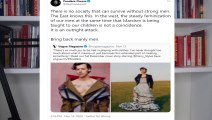 Candace Owens and Ben Shapiro LOSE THEIR MINDS over Harry Styles wearing dresses in Vogue Magazine