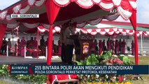 255 bintara polri Akan mengikuti pendidikan,Polda Gorontalo Perketat Protokol Kesehatan