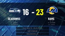 Seahawks @ Rams Game Recap for SUN, NOV 15 - 05:25 PM ET EST