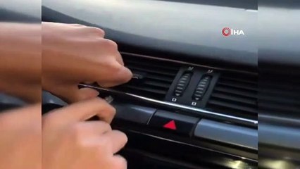 Otomobilin klimasında 51 adet cep telefonu bulundu