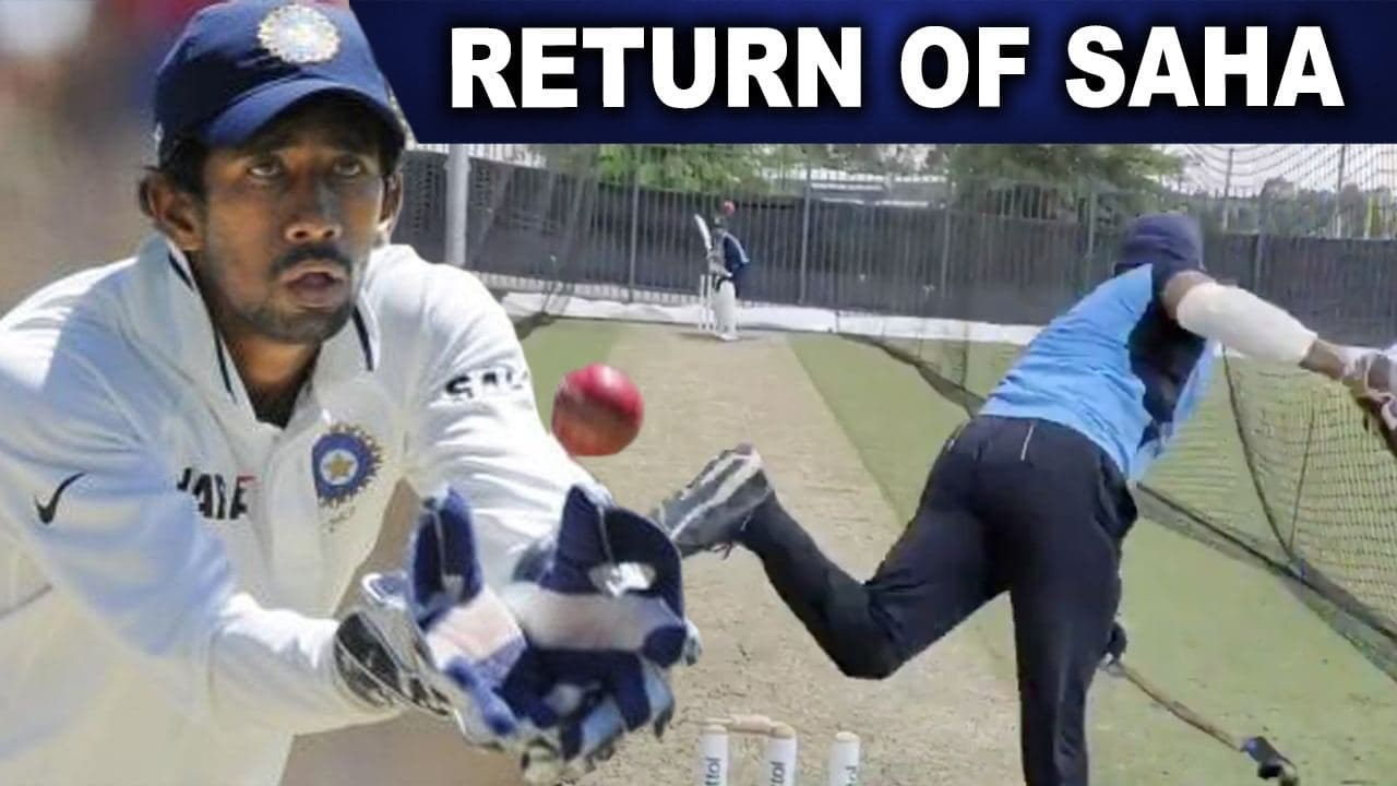Wriddhiman Saha வந்துட்டார்! Australia Testக்காக Net Practice | OneIndia Tamil