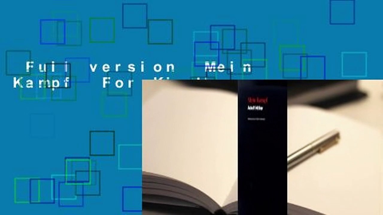 Full version  Mein Kampf  For Kindle