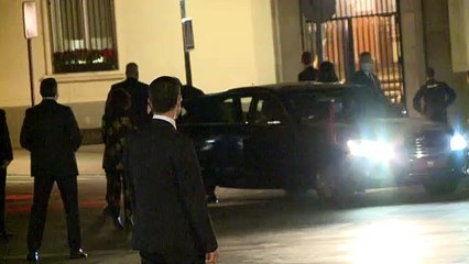 Llegada de los Reyes a los Premios Francisco Cerecedo