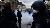 Police Break Up Protest Against Virus Restrictions in Germany
