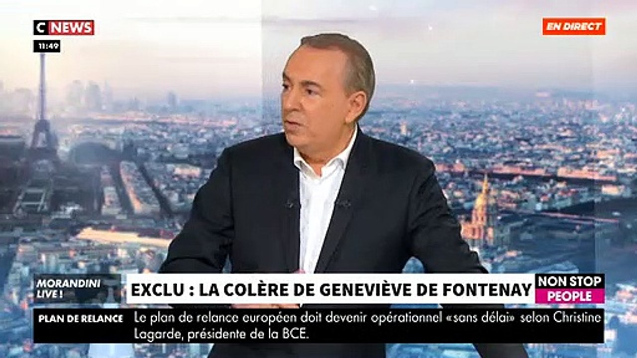 EXCLU - Geneviève de Fontenay dans "Morandini Live" sur CNews: "J'ai vendu Miss France pour 6 millions d'euros et j'ai tout donner à mon fils. Je n'ai plus rien" - VIDEO
