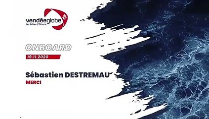 A bord de Merci Sébastien Destremau