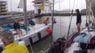 SARAH HEBERT -  Poussé par le Vent  Driven by the wind : Passage des écluses pacifiques du canal de Panama