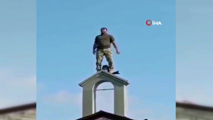 - Azerbaycanlı asker kilisede ezan okudu