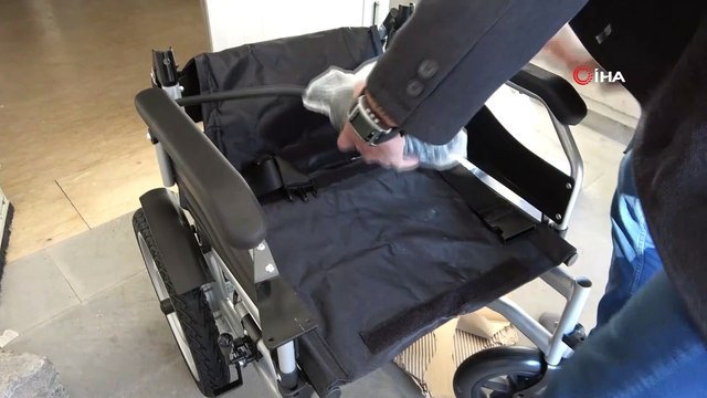 Cam kemik hastası kadın, akülü sandalyesine kavuştu