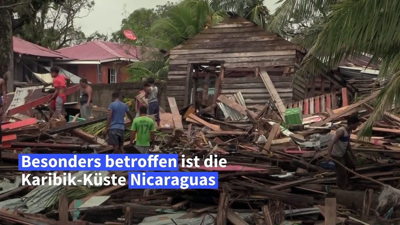 Hurrikan 'Iota' wütet in Mittelamerika