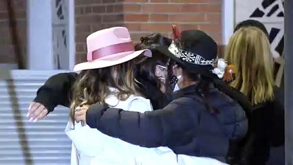 Elena Tablada completamente rota da el último adiós a su abuela