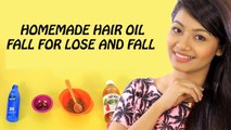 Homemade Hair Oil For Hair Loss & Fall Control | health Tips