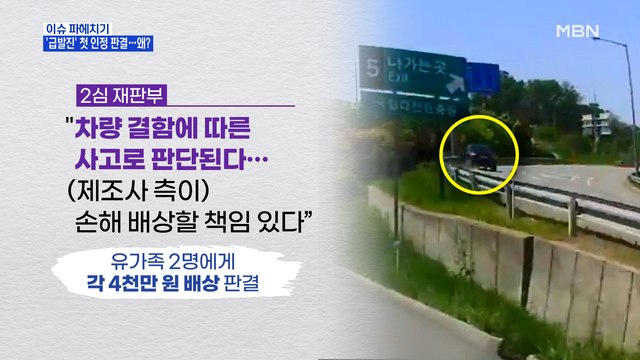 MBN 뉴스파이터-'급발진' 첫 인정…1심과 다른 2심 판결, 왜?