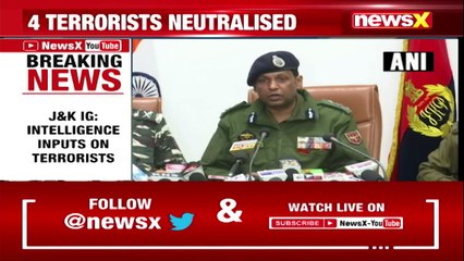 '2 Police Constables Injured in Encounter' | J&K IG On J&K Encounter | NewsX