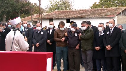 EDİRNE - Şehit Piyade Yarbay Sayan, son yolculuğuna uğurlandı