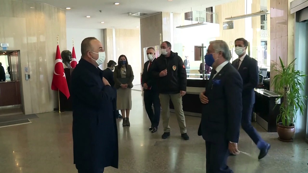 ANKARA - Çavuşoğlu, Afganistan Ulusal Yüksek Uzlaşma Konseyi Başkanı Abdullah'ı kabul etti