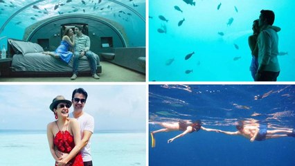 Kajal Aggarwal Underwater Honeymoon : అత్యంత ఖరీదైన అండర్ వాటర్ హోటల్ లో.. ఫోటోలు కూడా షేర్...!!