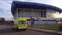 El Palacio de Hielo de Moscú convertido en hospital de campaña para pacientes de covid