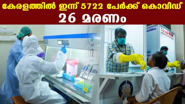 5722 New Covid Positive Cases In Kerala Today