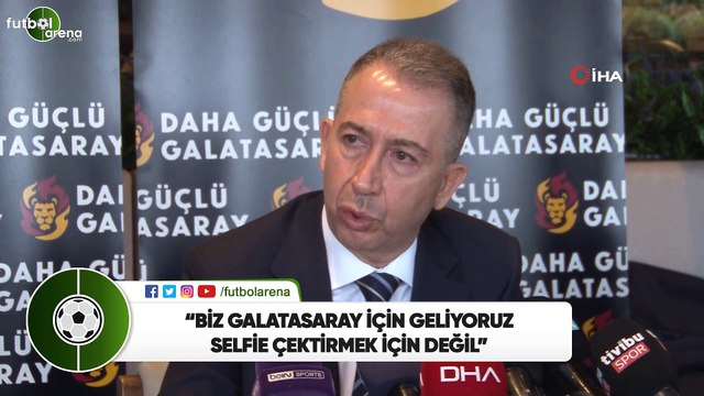 Metin Öztürk: Biz Galatasaray için geliyoruz selfie çektirmek için değil