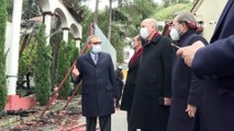 Cumhurbaşkanı Erdoğan, Vaniköy Camii'nde incelemelerde bulundu
