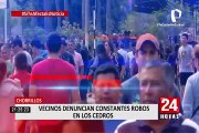 Chorrillos: Vecinos denuncian constantes robos en Los Cedros