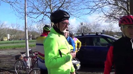 Avant le départ des cyclos