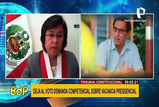 Vacancia presidencial: TC deja al voto demanda competencial