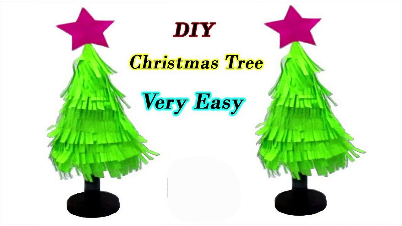 Paper Christmas Tree DIY | How to Make Christmas Tree At Home with ...
