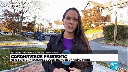 Coronavirus pandemic: New York City schools to close again as virus rate rises