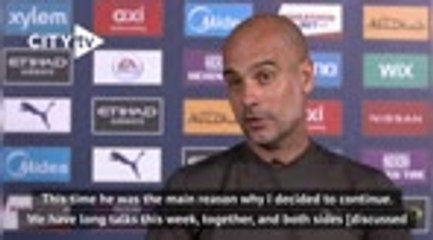 Guardiola looking to complete 'unfinished business' at City after signing new contract