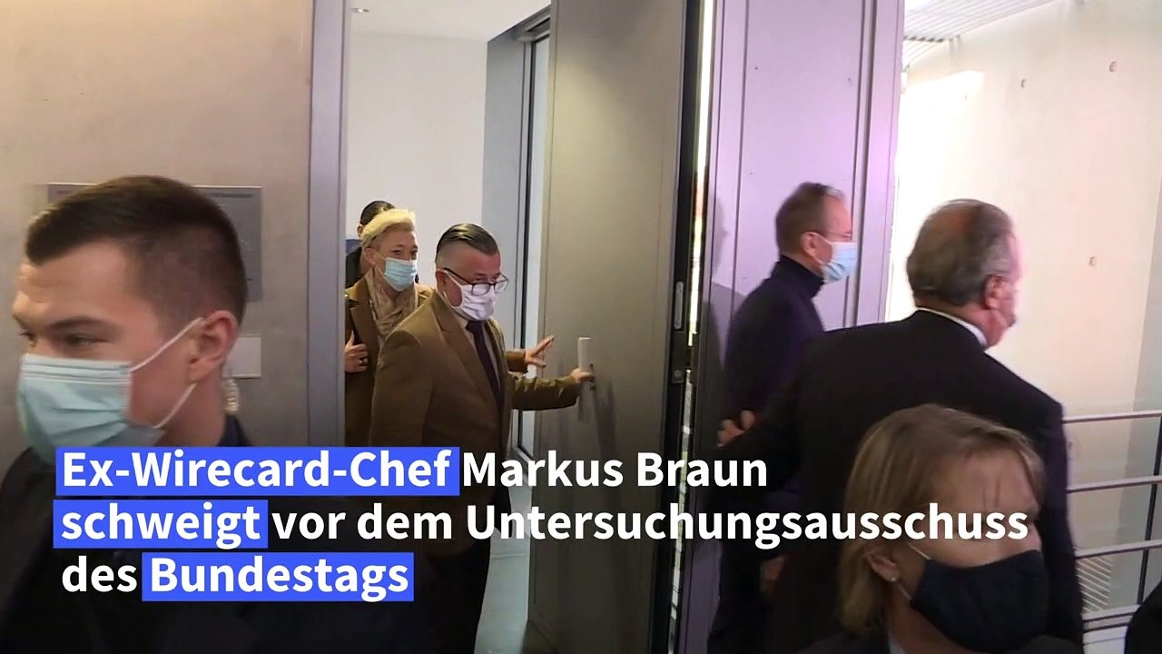 Ex-Wirecard-Chef Braun schweigt vor Untersuchungsausschuss