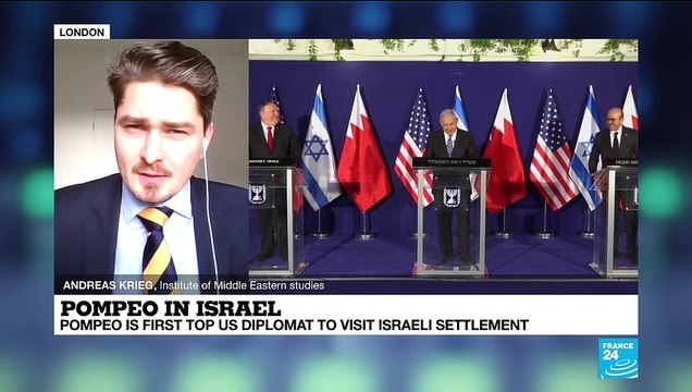 Andreas Krieg on Mike Pompeo visit in Israel