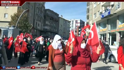 Şırnak'ta HDP ve PKK'ya tepki